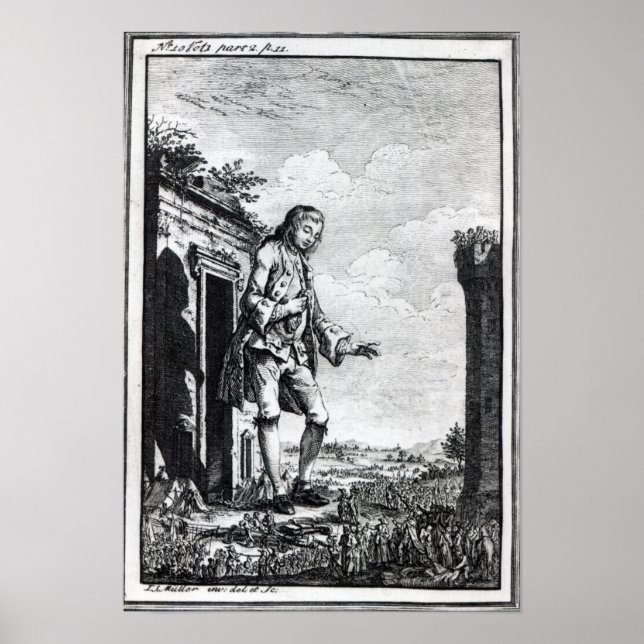 Pôster Gulliver entre os liputianos (Frente)