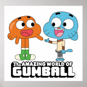 Poster Gumball and Darwin