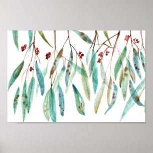 Poster Gumleaves da Aquarela