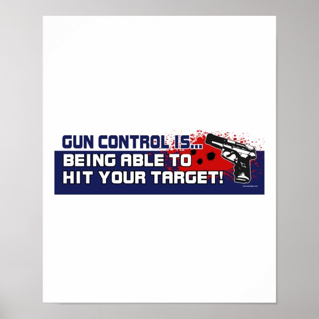 Poster Gun-Control - Customized (Frente)