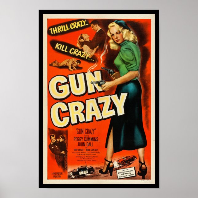 Poster Gun Crazy - Vintage Classic Movie (Frente)