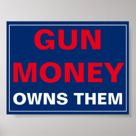 Poster Gun Money Os Possui