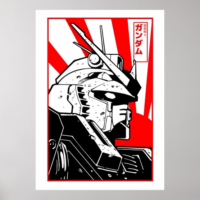 Poster Gundam Art (Frente)