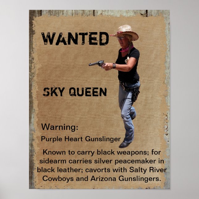 Poster Gunslinger do Oeste (Frente)