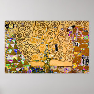 Poster Gustav Klimt "A Árvore Da Vida"