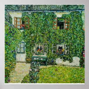 Poster Gustav Klimt - A Casa de Guardaboschi