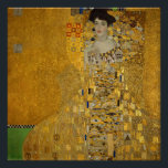 Pôster Gustav Klimt - Adele Bloch-Bauer I<br><div class="desc">Adele Bloch-Bauer I por Gustav Klimt. Linda pintura de uma linda mulher com um sorriso adorável. Pintado em ouros com valores artísticos de arte noveau. Disponível em muitas ideias de presentes diferentes e produtos maravilhosos para amantes da arte. Verifique nossa loja de produtos relacionados com este trabalho de arte e...</div>