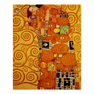Pôster Gustav Klimt Árvore da Vida: Art Nouveau Simbolist