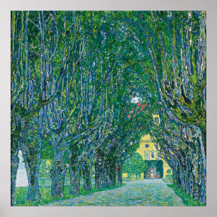 Poster Gustav Klimt - Avenida ao Castelo de Kammer