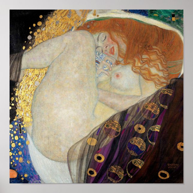 Poster Gustav Klimt - Danae (Frente)