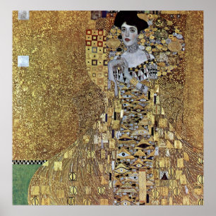 Poster Gustav Klimt é a dama do Dourado, Adele Bloch-Baue