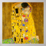 Poster Gustav Klimt é o famoso quadro Beijo.<br><div class="desc">Gustav Klimt é o famoso quadro Beijo. Poster Famous Gustav Klimt pintura.</div>