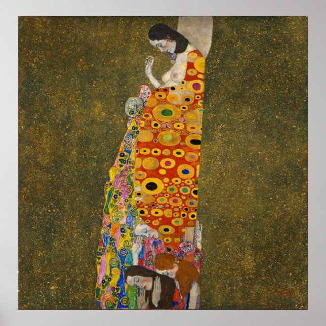 Poster Gustav Klimt - Esperança (Frente)