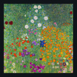 Poster Gustav Klimt Flower Garden Vintage Art Nouveau<br><div class="desc">Gustav Klimt Flower Garden Vintage Art Nouveau Pintura De Belas Artes 1907</div>
