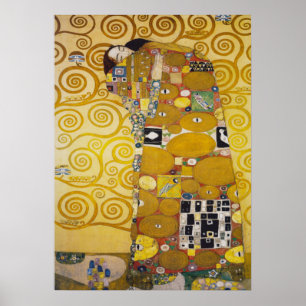 Poster Gustav Klimt - Fulfillment Stoclet Frieze