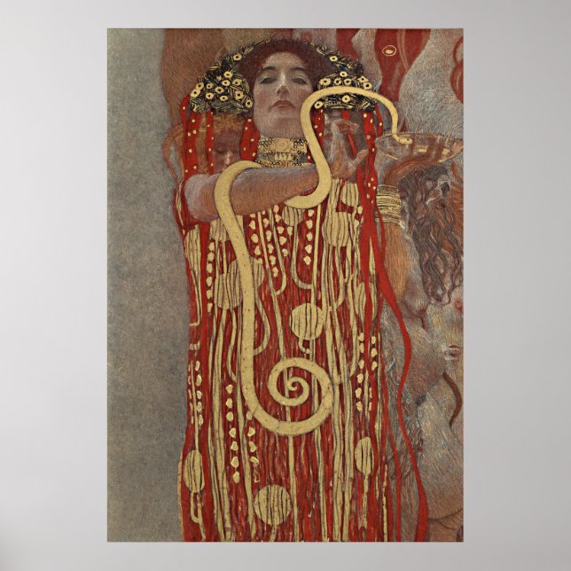 Poster Gustav Klimt - Hygieia (Frente)