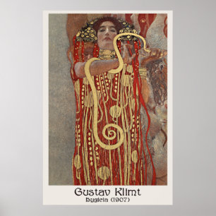 Poster Gustav Klimt - Hygieia 1907   Art Nouveau