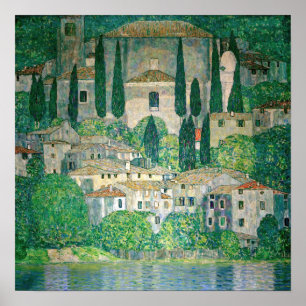 Poster Gustav Klimt - Igreja em Cassone