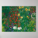 Poster Gustav Klimt - Jardim de Fazenda com Girassóis<br><div class="desc">Gustav Klimt - Jardim de Fazenda com Girassóis</div>