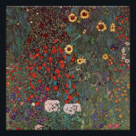 Pôster Gustav Klimt - Jardim do País<br><div class="desc">Gustav Klimt - Jardim do País com Girassóis 1906</div>