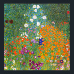 Poster Gustav Klimt: Jardim Flor<br><div class="desc">Um belo poster clássico com um jardim florístico colorido,  pintado pelo pintor simbolista austríaco Gustav Klimt.</div>