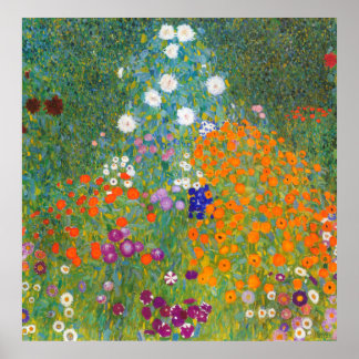 Poster Gustav Klimt: Jardim Flor