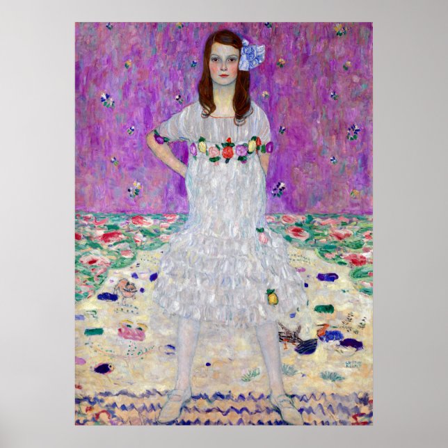 Poster Gustav Klimt Mada Primavesi (Frente)