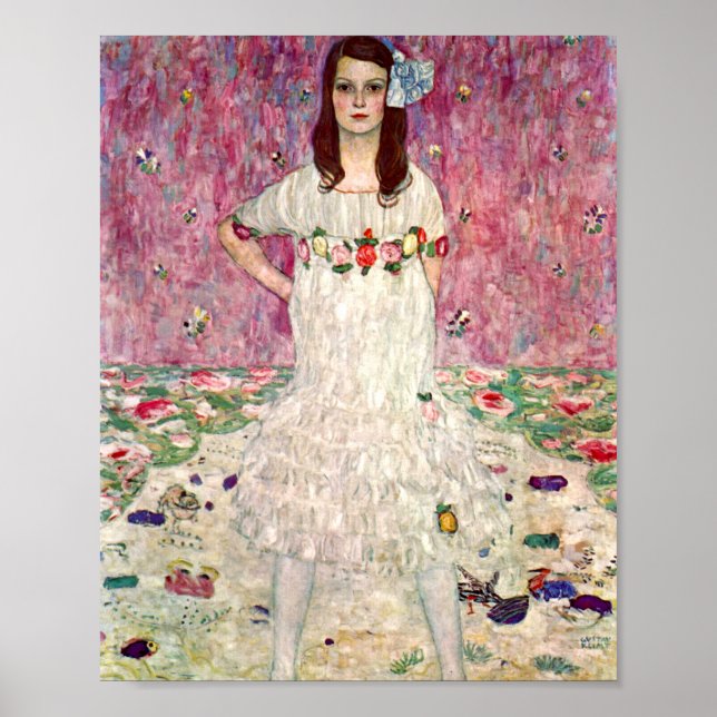 Poster Gustav Klimt Mada Primavesi (Frente)