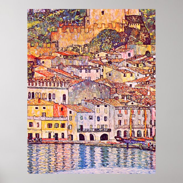 Poster Gustav Klimt. Malcesine am Gardasee (Frente)