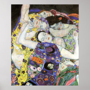 Pôster Gustav Klimt - O Óleo Virgem
