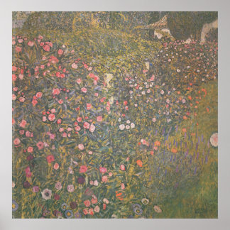 Poster Gustav Klimt - Paisagem hortícola italiana