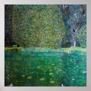 Poster Gustav Klimt - Parque Schloss Kammer am Attersee