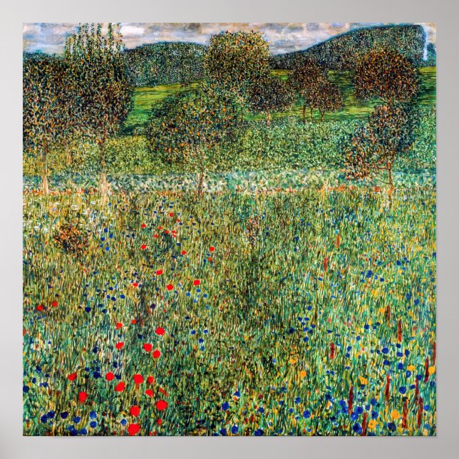 Poster Gustav Klimt - Pomar (Frente)