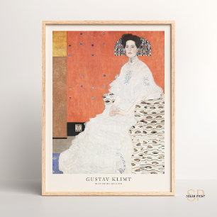 Poster Gustav Klimt Retrato de Fritza Riedler Art Impress