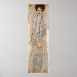 Poster Gustav Klimt - Retrato de Gertha Felssovanyi
