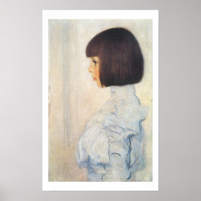 Pôster Gustav Klimt Retrato de Helene Klimt (Frente)
