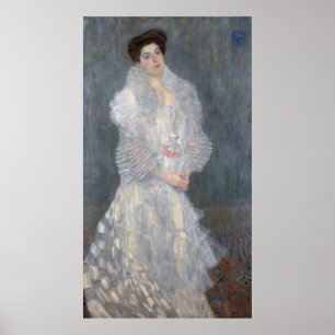 Poster Gustav Klimt - Retrato de Hermine Gallia