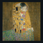 Poster Gustav Klimt - The Biss<br><div class="desc">Famosa pintura de Gustav Klimt. O Beijo é uma das maiores pinturas românticas e um presente excelente para Dias de os namorados e outras ocasiões românticas. Incrível obra-prima do simbolismo e excelente de Gustav Klimt.</div>