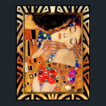 Poster Gustav Klimt - The Biss<br><div class="desc">Se você optar por fazer o download, a sua loja Walgreen local fará posters de conselho do seu download em tamanhos diferentes e em várias texturas a um preço muito bom. Às vezes com desconto. Uma dica do meu amigo dos EUA. Para o Reino Unido, veja "Digital Printing" (Impressão digital)...</div>