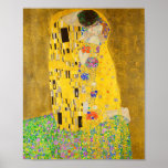 Poster Gustav Klimt The Biss Fine Art<br><div class="desc">Gustav Klimt Poster de Beijo de Belas Artes</div>