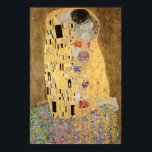 Poster Gustav Klimt | The Kiss, 1907-08<br><div class="desc">The Kiss,  1907-08 | por Gustav Klimt | Art Location: Osterreichische Galerie Belvedere,  Viena,  Áustria | Artista Austríaco | Número da coleção de imagens: XAM601</div>