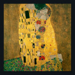 Poster Gustav Klimt // The Kiss // Der Kuss<br><div class="desc">A famosa obra de Gustav Klimt.</div>