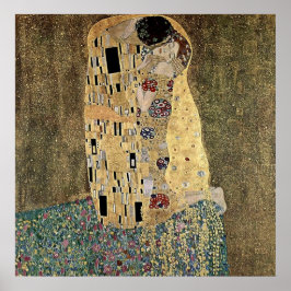 Pôster Gustav Klimt's The Kiss (cerca de 1908)