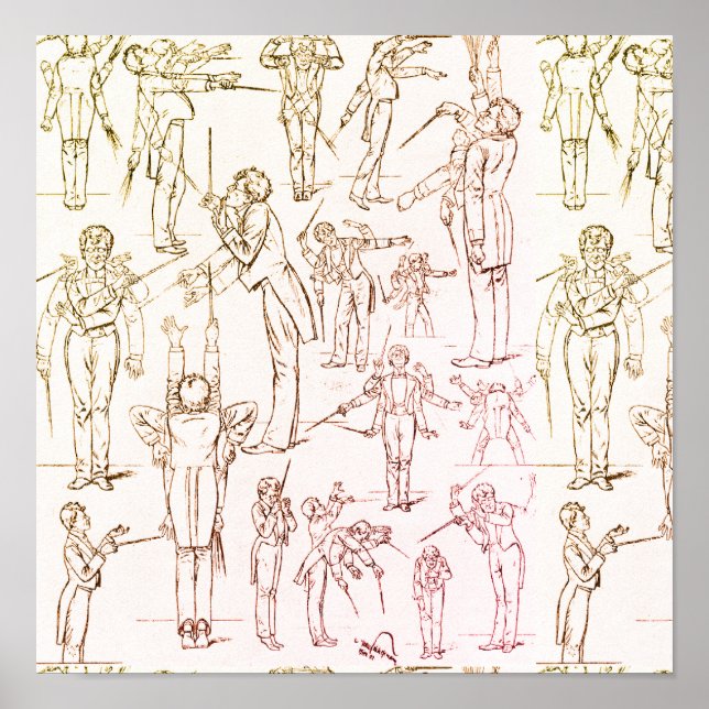 Poster Gustav Mahler - Conduzir (Frente)