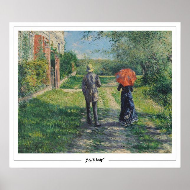 Poster Gustave Caillebotte Arte Fino #14 (Frente)