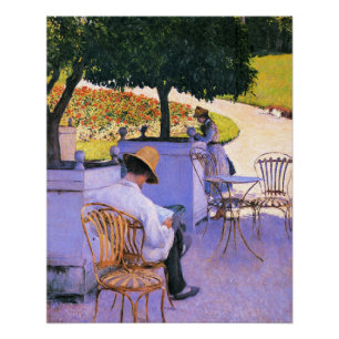 Pôster Gustave Caillebotte - As Árvores Laranja