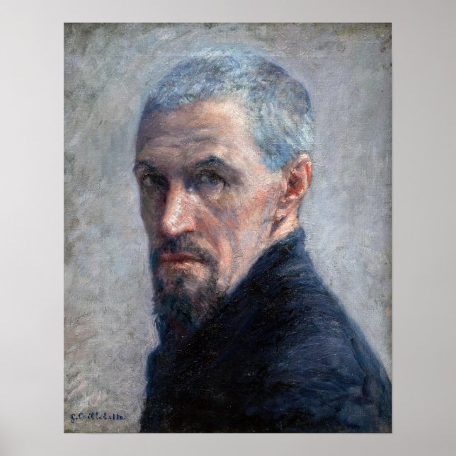 Poster Gustave Caillebotte - Autorretrato (Frente)