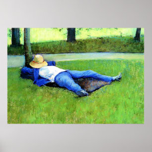 Poster Gustave Caillebotte - O Cochilo,