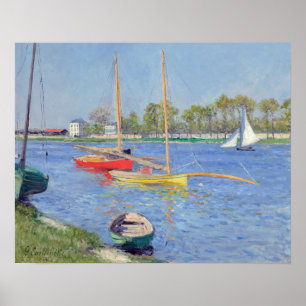 Poster Gustave Caillebotte - O Sena em Argenteuil