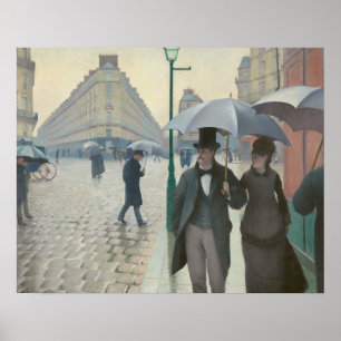 Pôster Gustave Caillebotte - Paris Street; Rainy Day